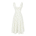 Bow-Tie Backless Halter Dress