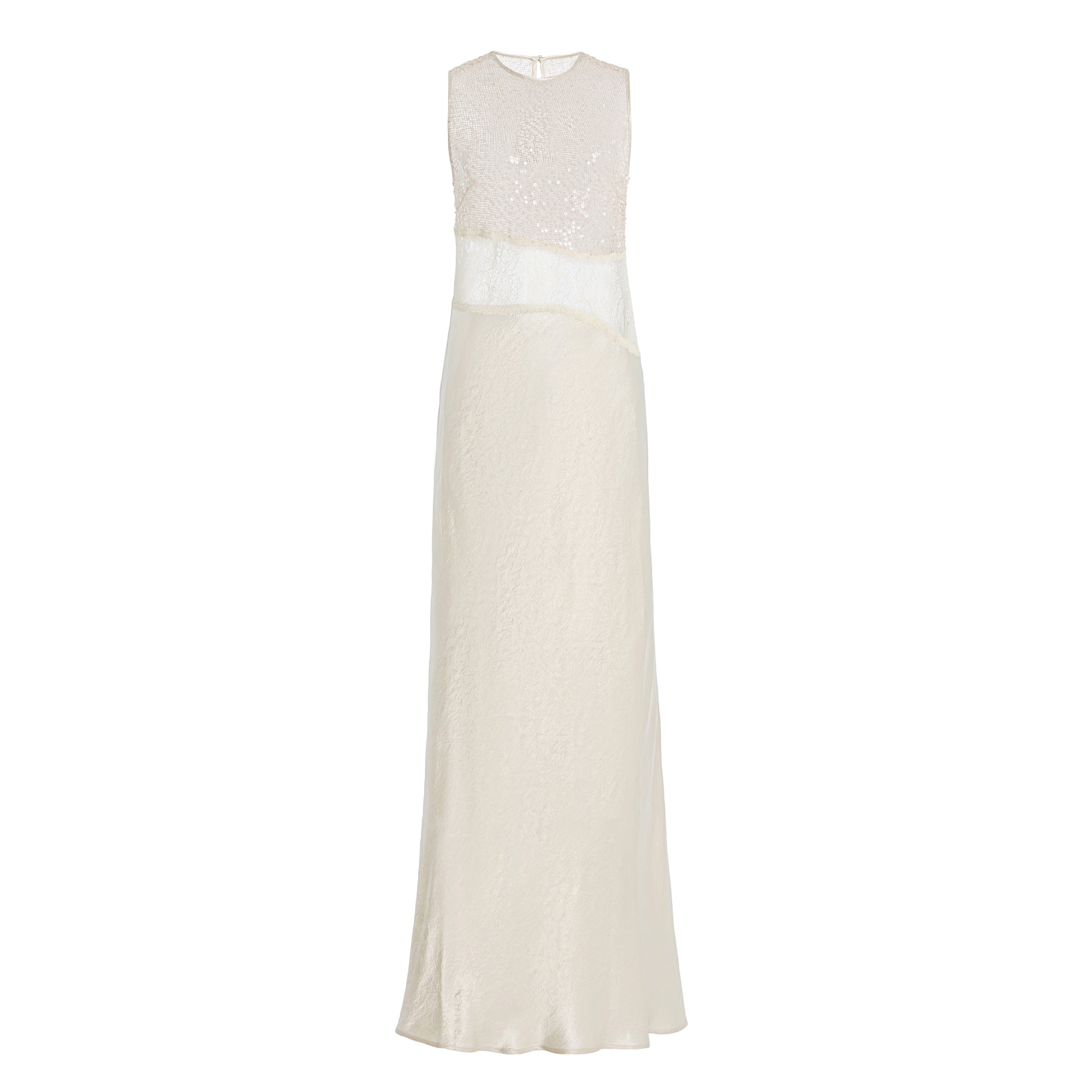 Cross-Border Evening Gowns, Irregular Hollow Slim-Fitting Dresses, Sexy Translucent Sequined Lace Splicing Long Skirts
